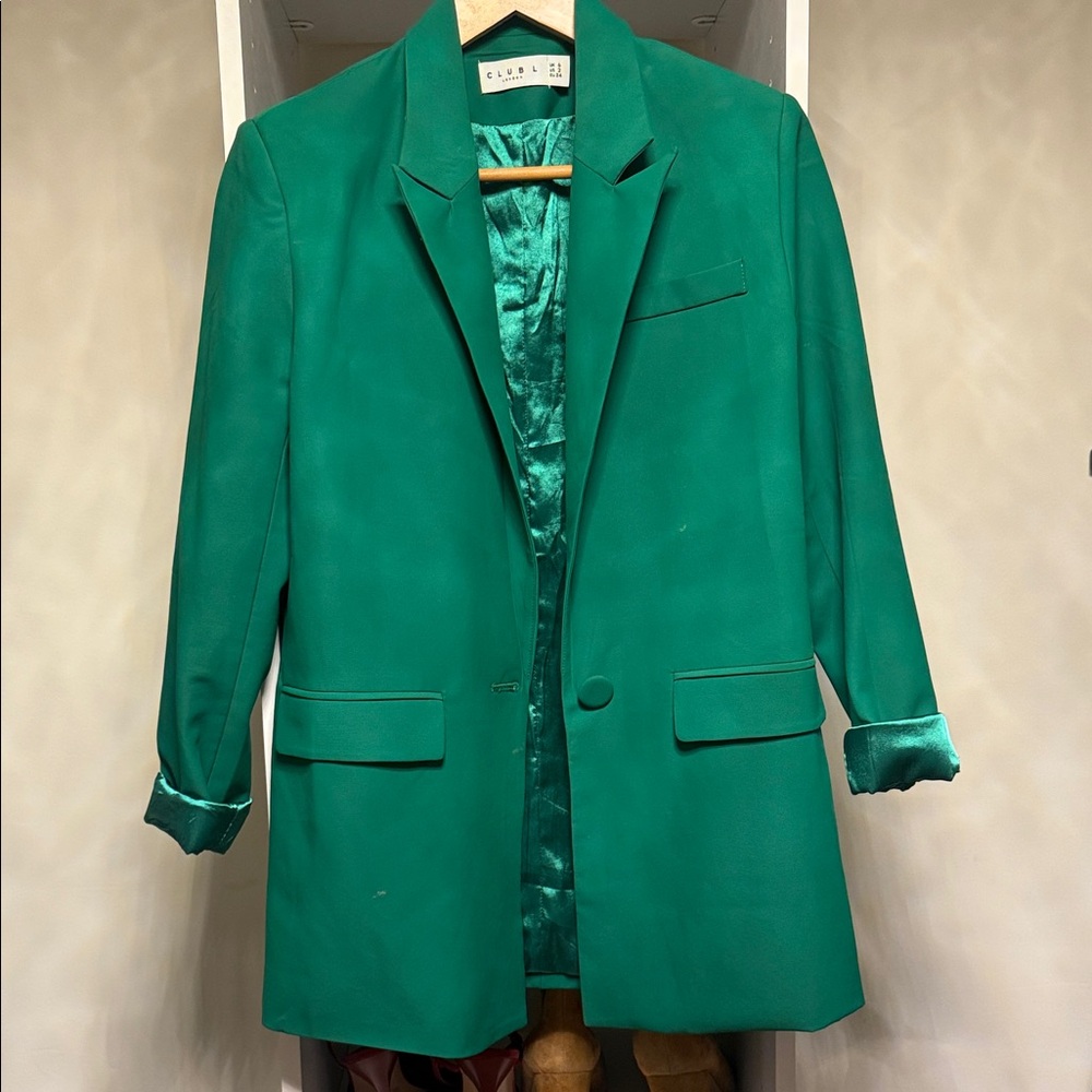 Club L London Green Blazer
